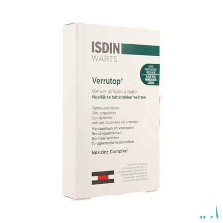 Isdin Verrutop Warts Oplossing Ampullen 4x0,1ml  -  Isdin