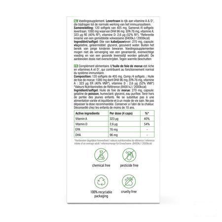 Purasana Huile Foie De Morue Capsule 120