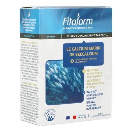 Calcium Marin Tabletten 60 Fitoform  -  Bioholistic Diffusion