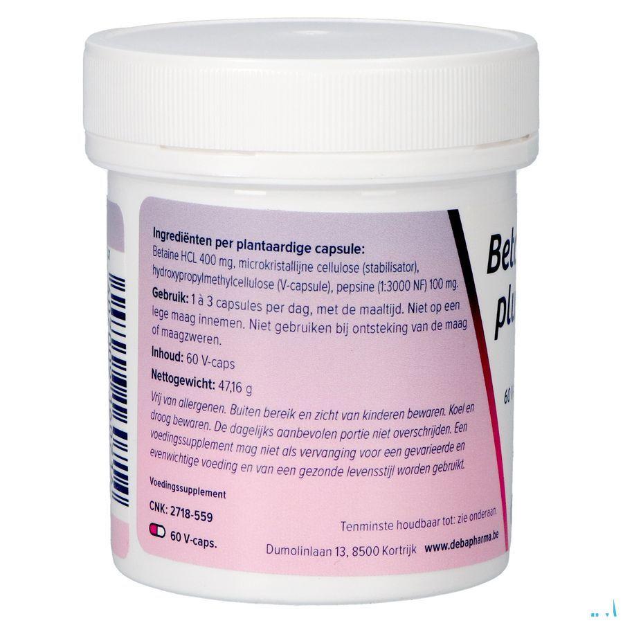Betaine Hcl + Pesine V-Capsule 60  -  Deba Pharma