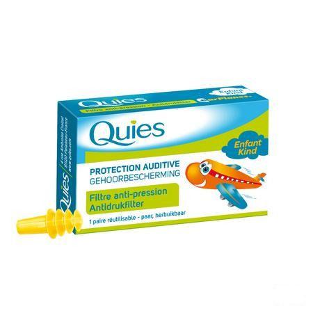 Quies Oordoppen Earplanes Voor Reis Kind 1 Paar  -  Quies