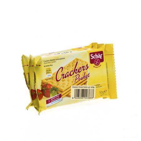 Schar Cracker Pocket Glutenvrij 3x50 gr 6541  -  Revogan