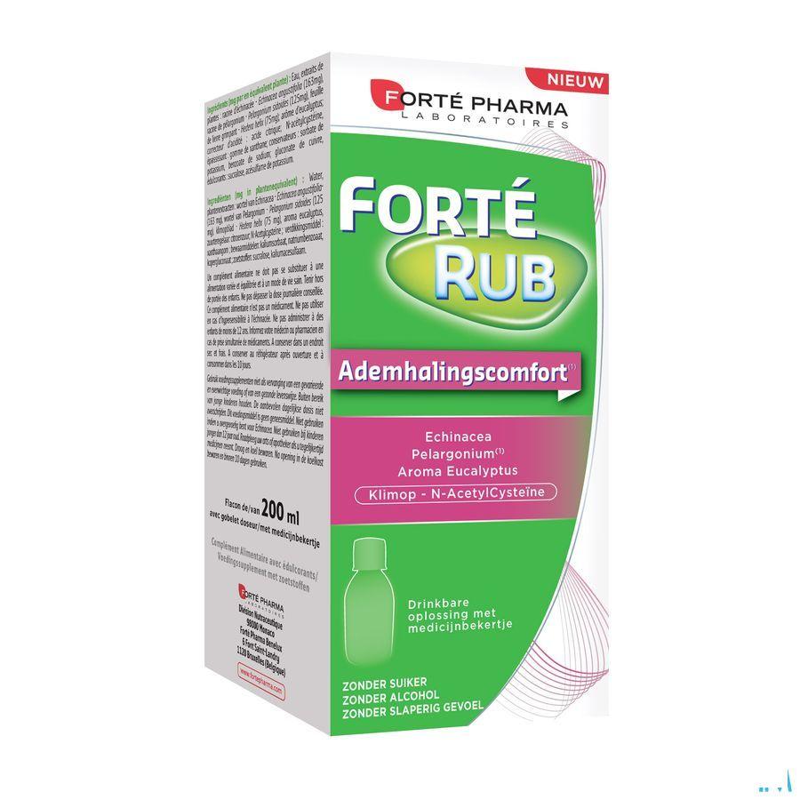Forterub Ademhalingscomfort Siroop 200 ml  -  Forte Pharma