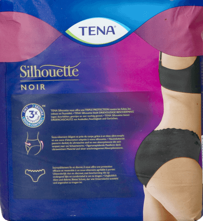 Tena Silhouette Plus Noir Lage Taille L 10 780223