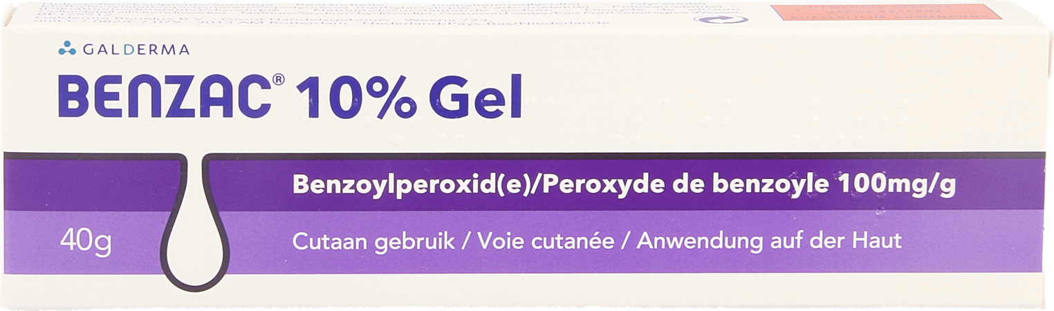 Benzac Ac 10% Gel 40 gr  -  Galderma Belgilux
