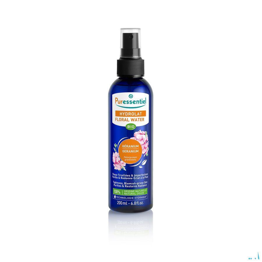 Puressentiel Hydrolaat Geranium Bio 200 ml  -  Puressentiel