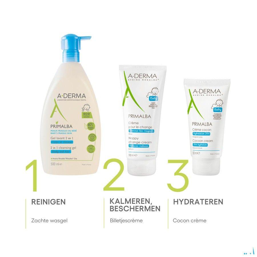 Aderma Primalba Gel Lavant 2en1 500 ml  -  Aderma