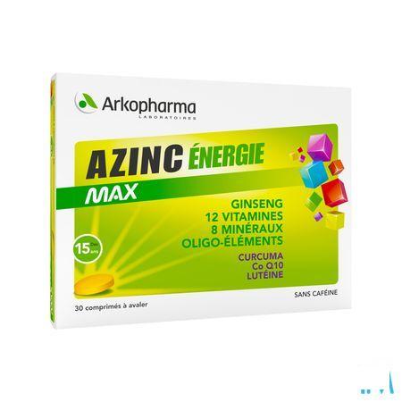 Azinc Energie Max ComprimǸs 30 3299021  -  Arkopharma