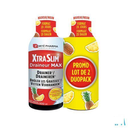 Xtraslim Draineur Max Duo 2 x 500 ml