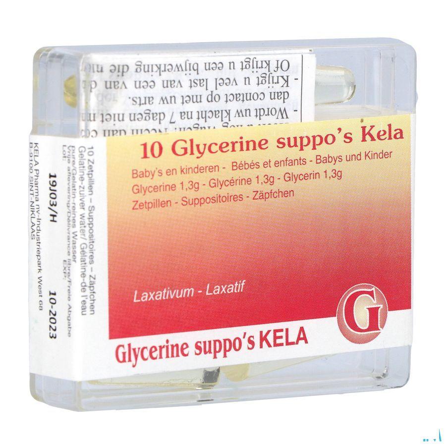 Glycerine Pharma Baby - Inf Suppo 10  -  Kela Pharma