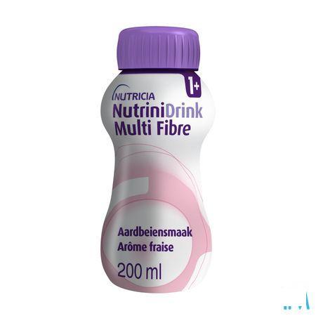 Nutrinidrink Aardbei Multi F. + 12m Flacon 200 ml 65589  -  Nutricia