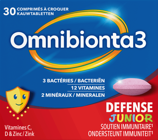 Omnibionta 3 Defense Junior Comp A Croquer 30
