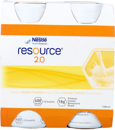 Resource 2.0 Vanille 4x200 ml 12100535  -  Nestle