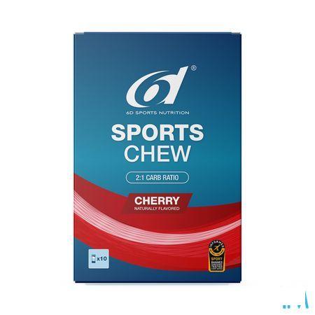 6D Sports Chew Cherry 10 x 38G
