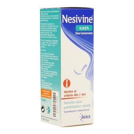 Nesivine 0,05% Sine Conserv Neusspray 15 ml
