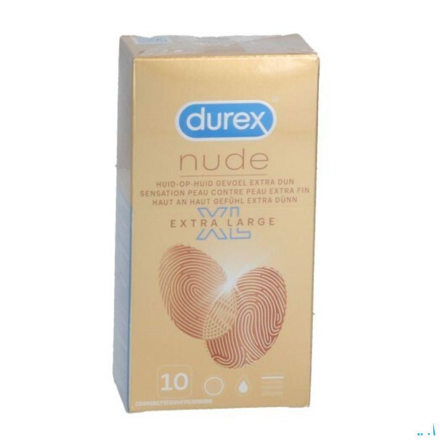 Durex Nude Xxl Preservatifs 10