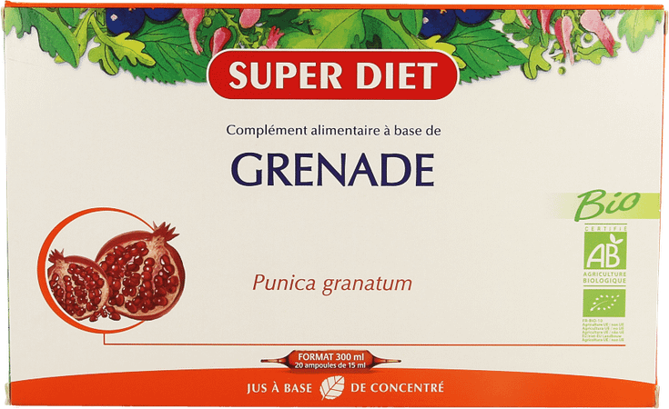 Super Diet Grenade Bio Ampoule 20x15 ml  -  Superdiet Laboratoires