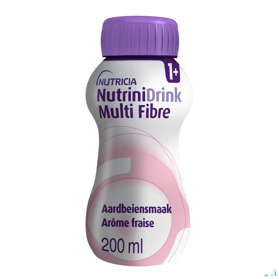 Nutrinidrink Aardbei Multi F. + 12m Flacon 200 ml 65589  -  Nutricia