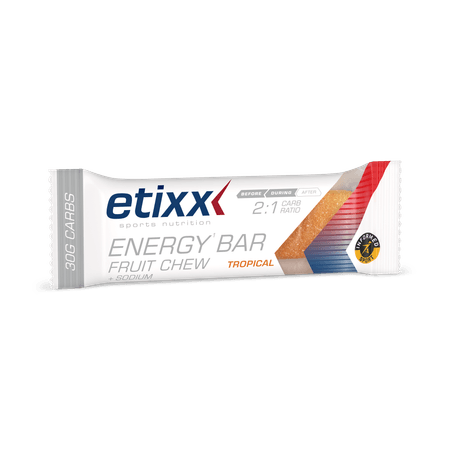 Etixx Energy Bar Fruit Tropical 38 g  -  Ceres Pharma