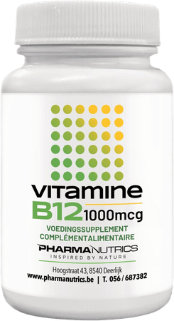 Vitamine B12 Pot Tabletten 60 Pharmanutrics  -  Pharmanutrics