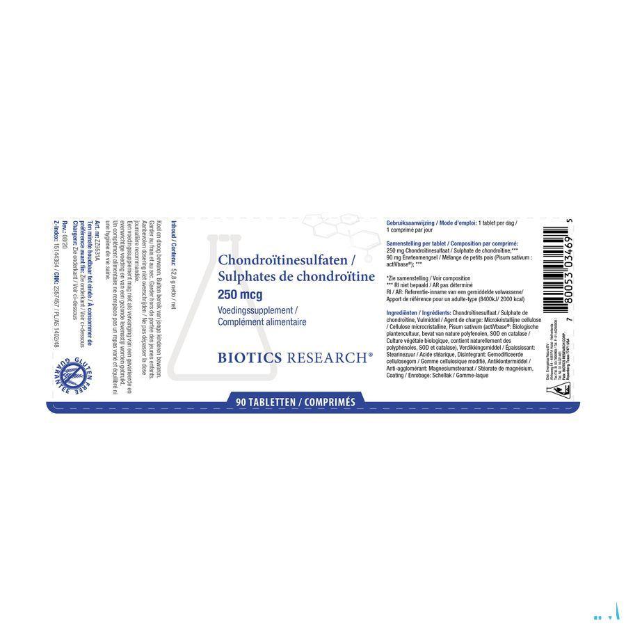 Biotics Chondroïtinesulfaten 90 tabletten  -  Energetica Natura