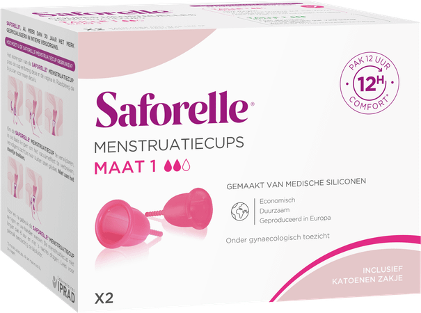 Saforelle Cup Protect Menstruatie Cups T1 Nieuw