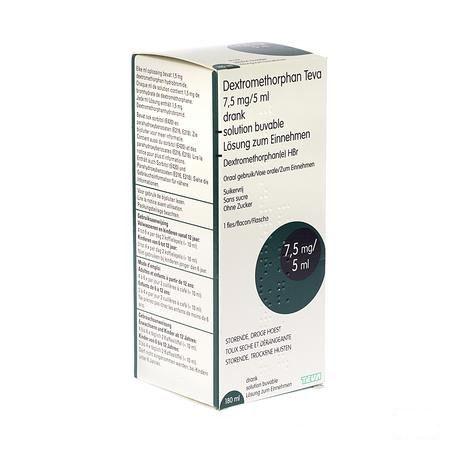 Dextromethorphan Teva Oplossing Per Os 180 ml