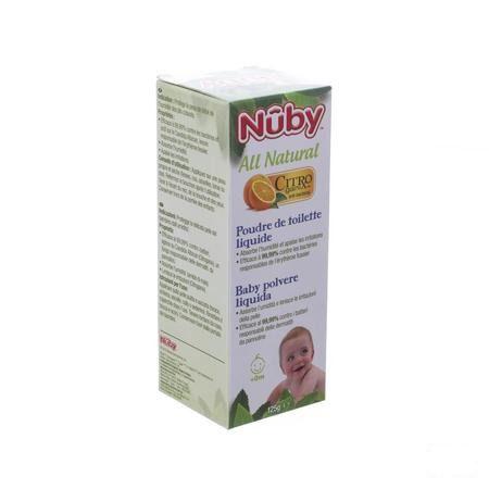 Nuby Citroganix Vloeibaar Babypoeder 125 ml - 0m +   -  New Valmar
