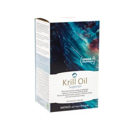 Krill Oil Superior GelCapsule 120x500 mg  -  Ojibwa-De Roeck