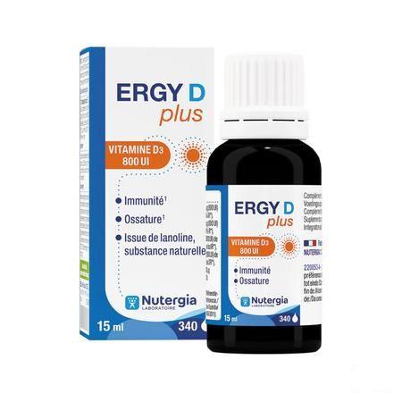 Ergy D Plus Flacon 15 ml  -  Lab. Nutergia