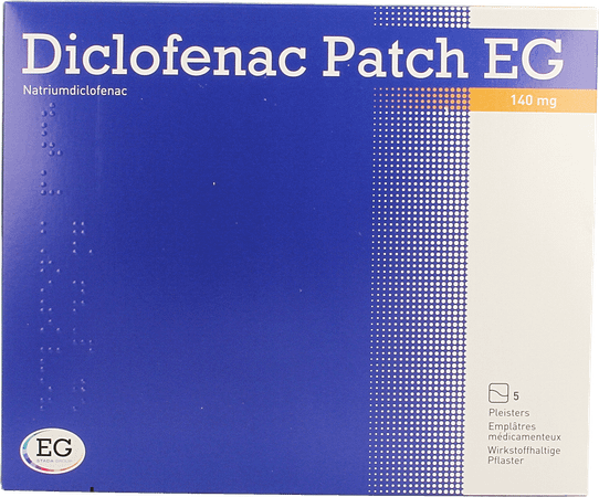 Diclofenac Patch EG 140 mg Pleister 5  -  EG