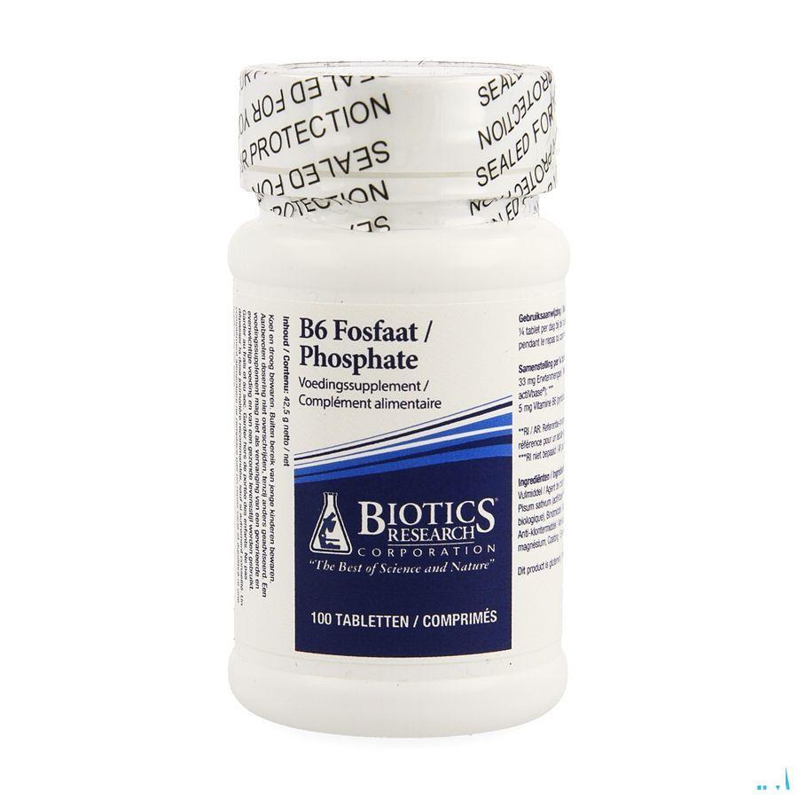 Biotics B6 Fosfaat 100 tabletten  -  Energetica Natura