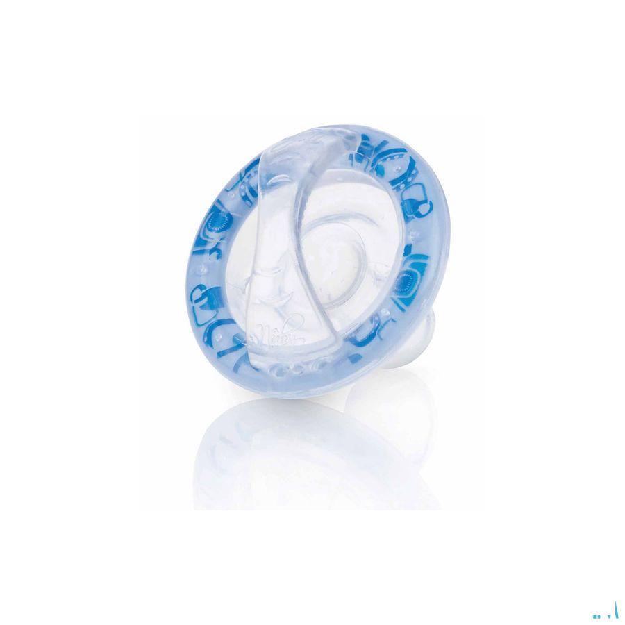 Nuby Nt Natural Flexac Silicone Cherry Fopspeen - Roze - 6m +   -  New Valmar