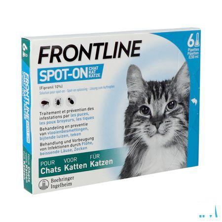 Frontline Spot On Kat 10% et 6x0,50 ml