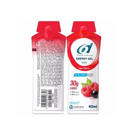 6d Sixd Energy Gel Red Fruits 40 gr