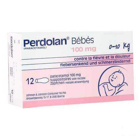 Perdolan Suppo Baby 12x100 mg