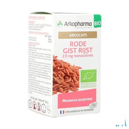 Arkocaps Rode Gist Rijst Bio Caps 150 Nf
