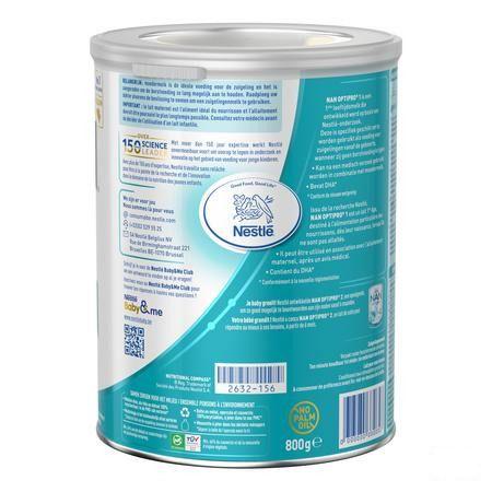 Nan Optipro 1 0-6m Lait Poudre 800 gr  -  Nestle