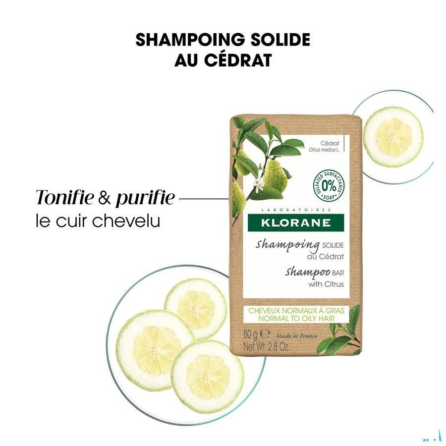 Klorane Capil. Shampooing Solide Cedrat 80 gr