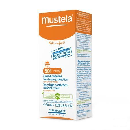 Mustela Zon Creme Mineraal Z.h.bescherm.50 + 50 ml
