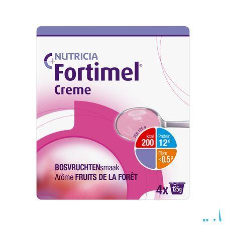 Fortimel Creme Bosvruchten 4x125 gr  -  Nutricia