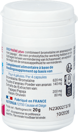 Ergypaine Plus Tabletten 60  -  Lab. Nutergia