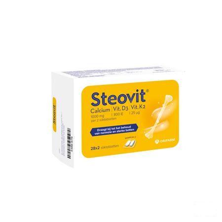 Steovit Calcium/Vitd3/Vit K2 1000Mg/880Iu Comp2X28  -  Orifarm Healthcare