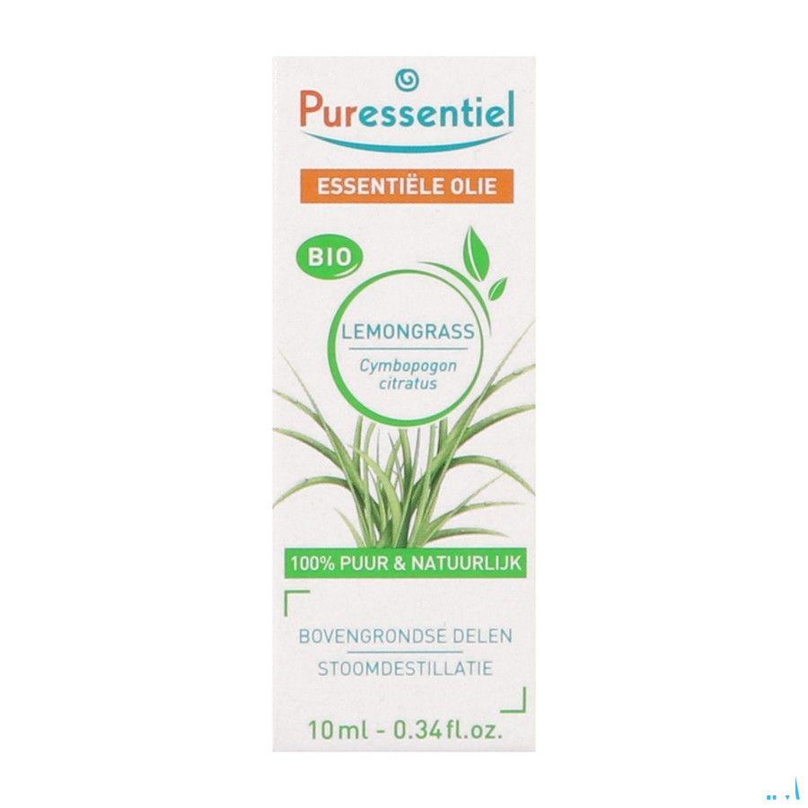 Puressentiel Eo Lemongrass Bio Essentiele Olie 10 ml  -  Puressentiel