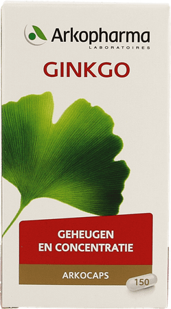 Arkocaps Ginkgo Biloba Plantaardig 150 3733110  -  Arkopharma