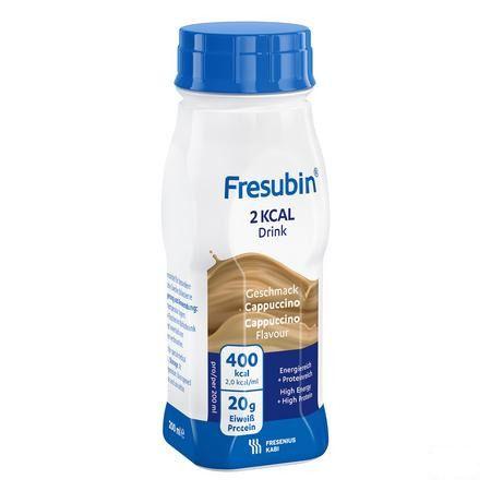 Fresubin 2kcal Drink Cappuccino Easybottle 4x200 ml  -  Fresenius