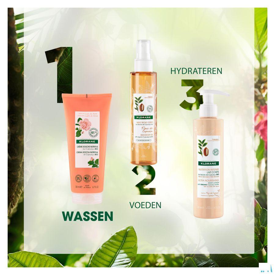 Klorane Corps DoucheCreme Lait Rose 200 ml