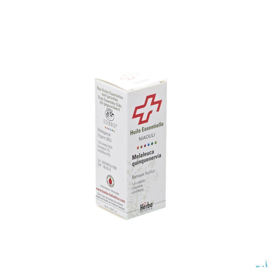 Niaouli Virid.loof Takken Herba Helv.ess Olie 10 ml