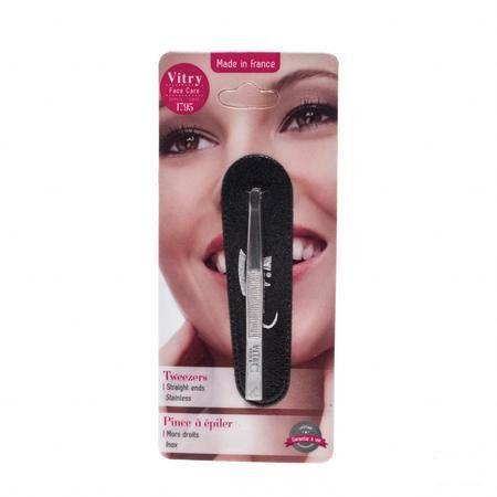 Vitry Classic Epileerpincet Recht Inox 1012  -  Vitry