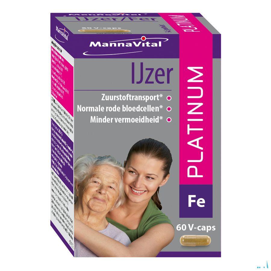 Mannavital Fer Platinum V-Capsule 60